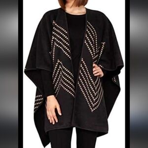 Ike Behar Open Sides Poncho